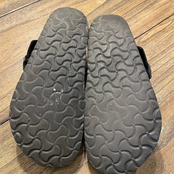 Birkenstock Gizeh Women’s Black Birko Flor T Strap Sandals Size 38 US 7 Hippie - Picture 12 of 12